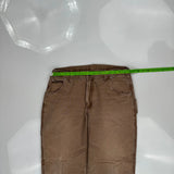 Dickies Carpenter Pants - 32W 28L Brown Cotton