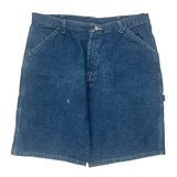 Wrangler Denim Shorts - 36W 10L Blue Cotton