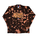 Browns Football Reebok Nfl Long Sleeve T-Shirt - Large Brown Cotton