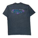 Single Stitch No Fear Graphic T-Shirt - Large Gray Cotton