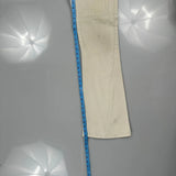 True Religion Boot Cut Jeans - 32W UK 10 Cream Cotton