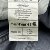 Carhartt Carpenter Trousers - 32W UK 12 Grey Cotton