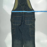 Carhartt Double Knee Overalls - 34W 30L Dark Wash Denim