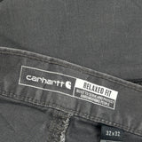 Carhartt Carpenter Trousers - 32W 32L Grey Cotton