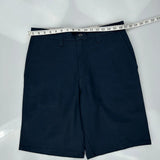 Dickies Chino Shorts - 34W 10L Navy Polyester Blend