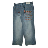 Enyce Graphic Jeans - 36W 31L Blue Cotton Blend