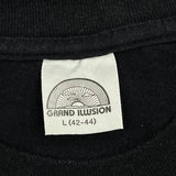 Pee-Wee Herman Grand Illusion Single Stitch T-Shirt - Large Black Cotton