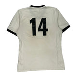Lusa Adidas Football Shirt - Medium White Polyester