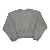 Harley Davidson Spellout Sweatshirt - Large Gray Cotton Blend