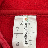 Adidas Football Hoodie - Large Red Cotton