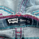 Age 12 Levis Boot Cut Jeans - 3XS Blue Cotton