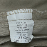 Dockers Trousers - 35W 34L Beige Cotton