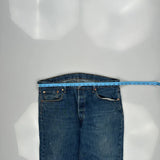 501 Levis Jeans - 38W 24L Blue Cotton