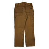 Dickies Carpenter Pants - 31W 32L Brown Cotton