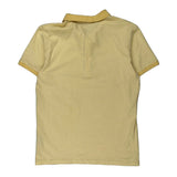 Vintage Armani Exchange Polo Shirt - Medium Yellow Cotton