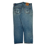 501 Levis Jeans - 34W 29L Blue Cotton