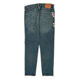 Levis Floral 501 Jeans - 34W US 10 Pink Cotton