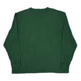 American Flag Design Polo By Ralph Lauren Graphic Long Sleeve T-Shirt - 2XL Green Cotton