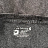 Carhartt Spellout T-Shirt - XL Gray Cotton