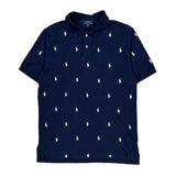 Age 18-20 Polo By Ralph Lauren Polo Shirt - XL Navy Cotton