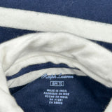 Age 6 Months Ralph Lauren Striped Jumper - 4XS Navy Cotton