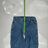 Original Fit Carhartt Double Knee Carpenter Pants - 34W 32L Blue Cotton