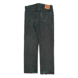 Levis 501 Jeans - 36W 33L Black Cotton