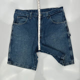 Wrangler Denim Shorts - 36W 10L Blue Cotton