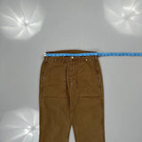 Topo Designs Carpenter Trousers - 28W 30L Brown Cotton