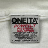 Saddleback Mountain Trail Marathon Oneita Single Stitch T-Shirt - XL White Cotton