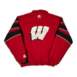 Wisconsin Starter Spellout Puffer - Large Red Polyester