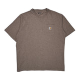 Carhartt T-Shirt - 2XL Brown Cotton
