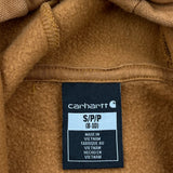 Age 8-10 Carhartt Hoodie - Small Brown Cotton