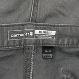 Carhartt Carpenter Trousers - 36W 30L Grey Cotton