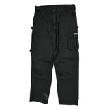 Unbranded Cargo Trousers - 38W 34L Black Cotton