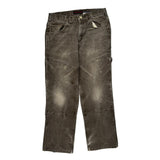 Tough Duck Carpenter Pants - 32W 30L Gray Cotton