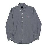 Ralph Lauren Checked Shirt - Large Blue Cotton