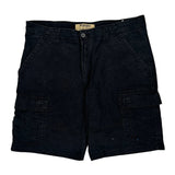 Wrangler Cargo Shorts - 37W 10L Black Cotton