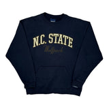 N.C. State Wolfpack J&M College Sweatshirt - Large Navy Cotton