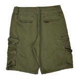 Lee Cargo Shorts - 34W 10L Green Cotton
