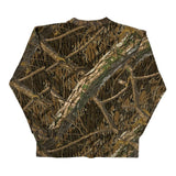 Mossy Oak Long Sleeve T-Shirt - Medium Brown Cotton