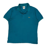 Lacoste Polo Shirt - Small Blue Cotton