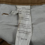 Dickies Double Knee Carpenter Trousers - 34W 34L Brown Cotton