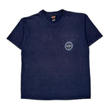Motorcycles Harley Davidson Graphic T-Shirt - XL Navy Cotton