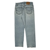 Levis 505 Jeans - 32W 30L Light Wash Cotton