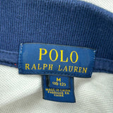 Age 10-12 Polo By Ralph Lauren Graphic Polo Shirt - Medium Navy Cotton
