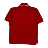 Tommy Hilfiger Polo Shirt - Medium Red Cotton