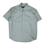 Ralph Lauren Short Sleeve Shirt - 2XL Blue Cotton