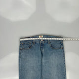 501 Levis Jeans - 36W 31L Light Wash Cotton