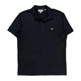 Lacoste Slim Fit Polo Shirt - Large Gray Cotton
